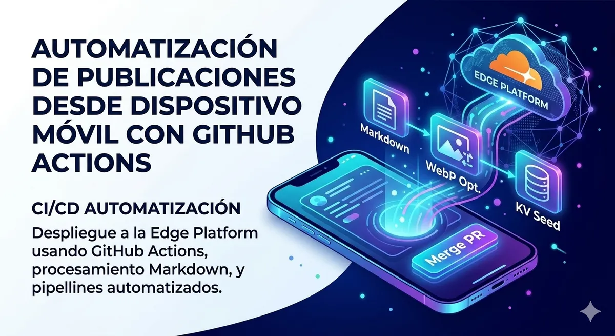 Automatizando la Publicación de Posts desde el Móvil con GitHub Actions