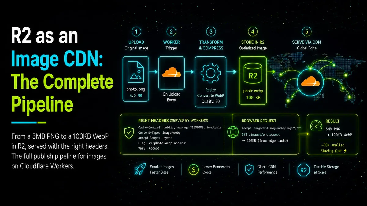 R2 as an Image CDN: The Complete Pipeline
